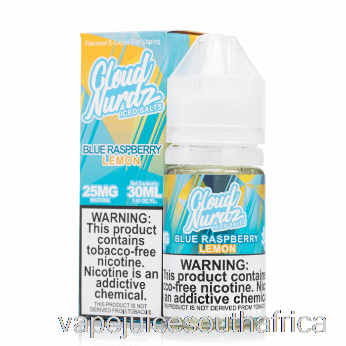 Vape Pods Iced Blue Raspberry Lemon - Cloud Nurdz Salts- 30Ml 25Mg